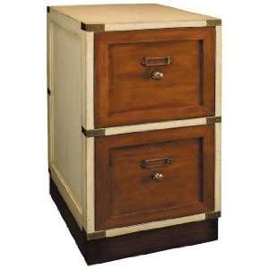  Campaign Ivory File Cabinet