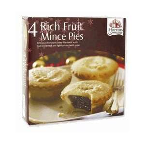 Hoppers Rich Fruit Mince Pies   4 Pack  Grocery & Gourmet 