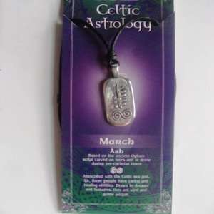 Celtic Astrology Necklace   March   From Ireland