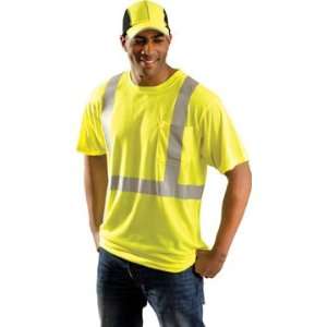  ANSI Class 2 Wicking T Shirt   Yellow   2XL