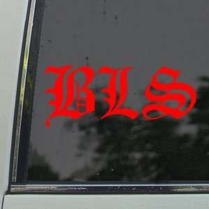  Black Label Society Red Decal BLS Zakk Metal Band Red 