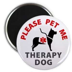  Creative Clam Please Pet Me Therapy Dog Medical Alert 2.25 