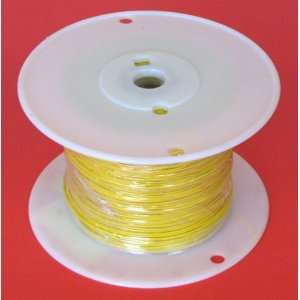  18 Ga. YELlow Hook Up Wire, Solid 1000 Electronics