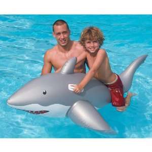 Giant Great White Shark RIDE ON Swimming Pool Inflatable Toy  