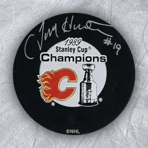 Tim Hunter Calgary Flames Autographed/Hand Signed 1989 Stanley Cup 