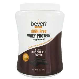 Beveri Nutrition   Whey Protein Supplement rBGH Free Natural Chocolate 