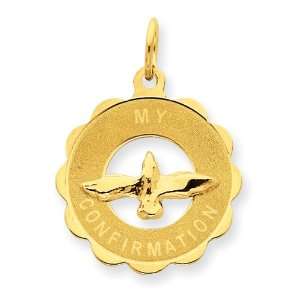  14k Gold My Confirmation with Dove Pendant Jewelry