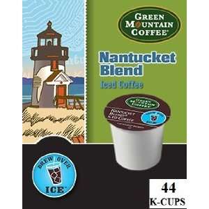 Green Mountain ICED Coffee * NANTUCKET BLEND * 44 K Cups for Keurig 