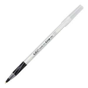  BIC GSMG11BK   Ultra Round Stic Grip Ballpoint Stick Pen 