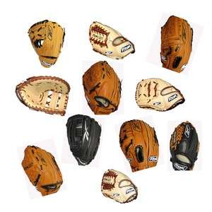 Reebok Mens Assorted Left Handed Thrower Baseball & Softball Gloves 