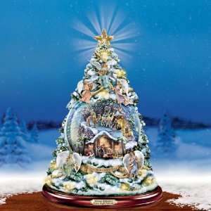  Thomas Kinkade Silent Night Nativity Christmas Tree 