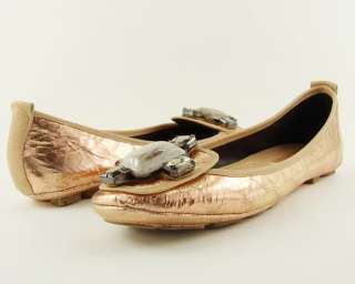 BCBGMAXAZRIA GHITA Rose Gold Womens Shoes Flat 7 37  
