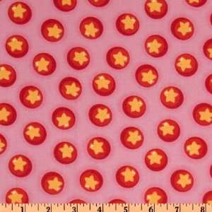  44 Wide Poky Little Puppy Balls Pink Fabric By The Yard 