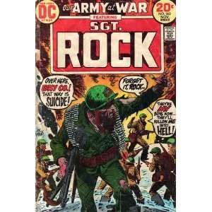 Our Army At War Sgt. Rock 262 dc comics, Joe Kubert  