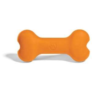  SafeChew Biggie Bone Dog Toy, Small, Orange