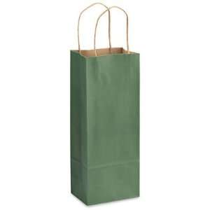  13 Wine Green Tinted Shopping Bags