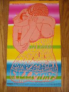 JEFFERSON AIRPLANE Moby Grape Fillmore 66 Wes Wilson  