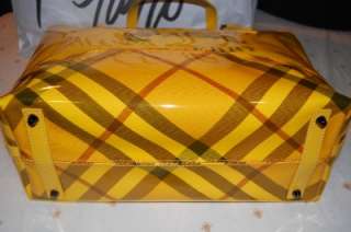   Authentic Burberry Transparent Jelly Tote Beach Bag Shoulder Bag $750