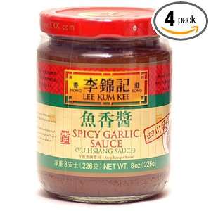 Lee Kum Kee Spicy Garlic Sauce, 8 Ounce Jars (Pack of 4)  
