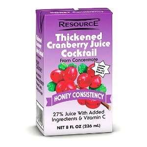  Nestle Resource Thickened Juice, Cranberry, 64 Fl Oz 