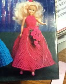 Barbie Fashion Doll Beauty Contest Crochet Dresses Miriam Dow Formals 