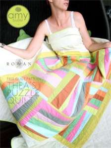 Amy Butler Theas Puzzle Quilt Kit Quilting Solids  