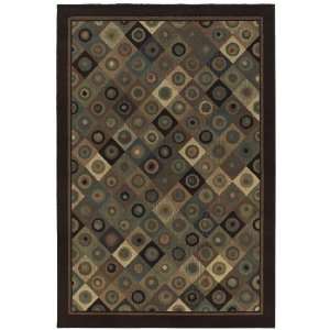  Shaw Concepts Broadway Brown Rectangle 5.30 x 7.90 Area 
