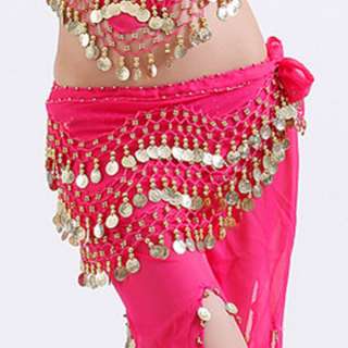 New Coin beads Belly Dance Belt skirt Hip Scarf Costume  