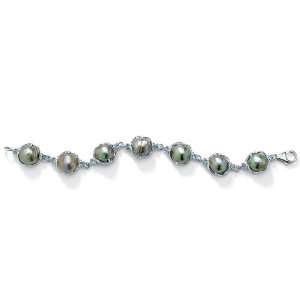  Biwa Pearl Sterling Silver Bracelet 8 Jewelry