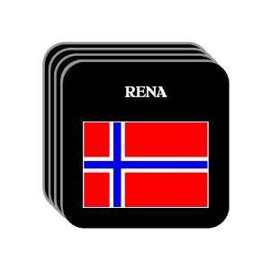  Norway   RENA Set of 4 Mini Mousepad Coasters 