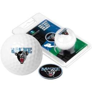  Maine Black Bears NCAA Collegiate Logo Golf Ball & Ball 