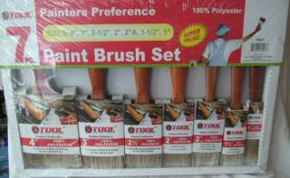 Piece Paint Brush Set  NEW *Super Value 4 Painters*  