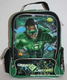DC Comic Green Lantern 16 Large BACKPACK School NEW A  