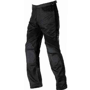   Flo Mens Textile Street Motorcycle Pants   Black / Medium Automotive