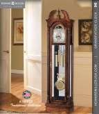 610895 Howard Miller Cherry finish Floor Grandfather clock with chain 