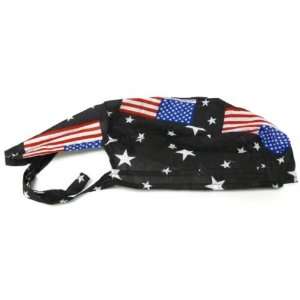 Skull Cap USA Black Flag (#SKUSAblk) 
