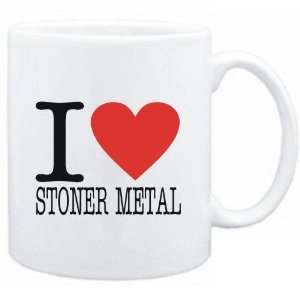 Mug White  I LOVE Stoner Metal  Music