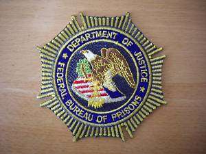 Patch. Federal Bureau Of Prisons. Police  