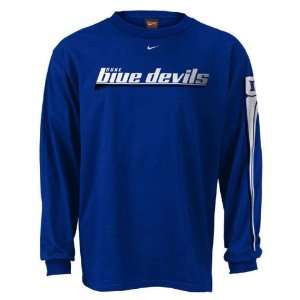   Devils Royal Blue Speed Kills Long Sleeve T shirt
