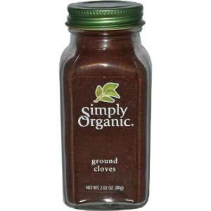 Simply Organic Cloves Ground CERTIFIED ORGANIC 2.82 oz. bottle  
