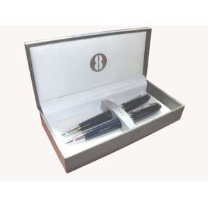  Bill Blass Normandie Blue Pen and .9mm Pencil Set Office 