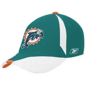 Men`s Miami Dolphins Official Sideline Player Flex Fit Hat  