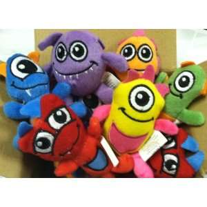  12 Plush Monsters   Great Monster Theme Party Favors 