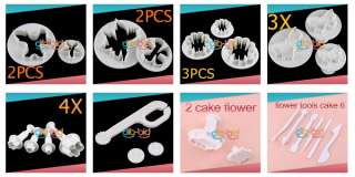 3X Cake Sugar Sugarcraft Tools Cutter Plunger Butterfly  