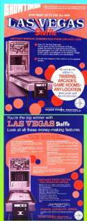 Las Vegas Chicago Coin 1973 Shuffle /Bingo Flyer  