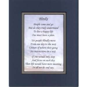  Blindly   Poetry Gift