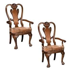   1323 Orleans Arm Dining Chair, Praline (2 pack)
