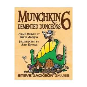  Munchkin 6 Demented Dungeons Expansion Card Game For Munchkin 