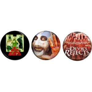  Set of 3 THE DEVILS REJECTS 1.25 Magnets ROB ZOMBIE 