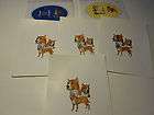dog patch applique sew iron new nos embroidery lot of 6 pit bull